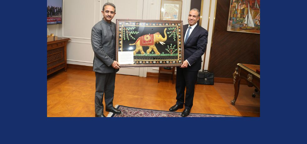 Meeting with H.E. , H.E. Badr Abdelatty, Foreign Minister of Egypt